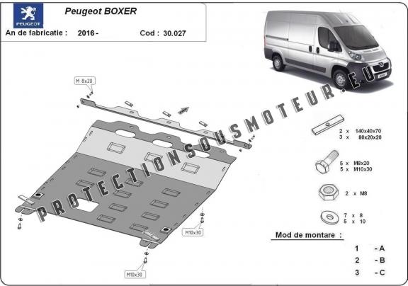 Protection sous moteur et de la boîte de vitesse Peugeot Boxer