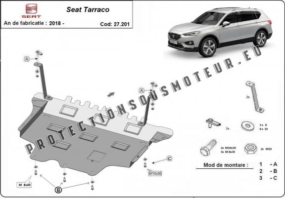 Protection sous moteur et de la boîte de vitesse Seat Tarraco