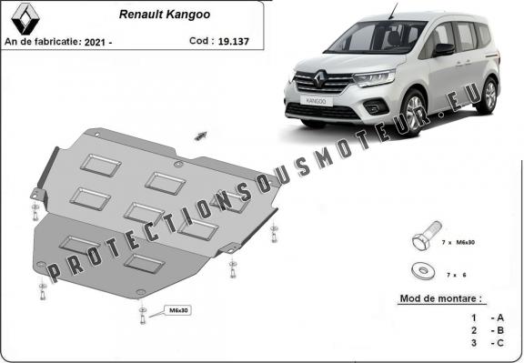 Protection sous moteur et de la boîte de vitesse Renault Kangoo