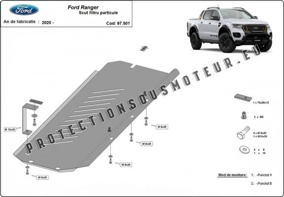 Protection de DPF Ford Ranger 