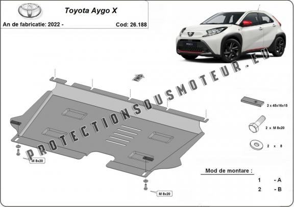 Protection sous moteur et de la boîte de vitesse Toyota Aygo X