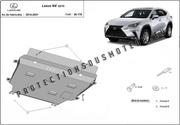 Protection sous moteur et de la boîte de vitesse Lexus NX AZ10