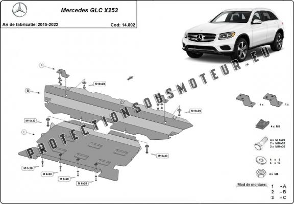 Protection sous moteur  Mercedes GLC X253