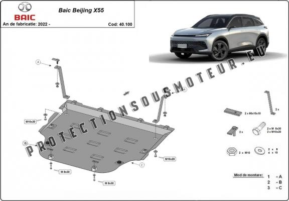 Protection Sous Moteur Baic Beijing X55