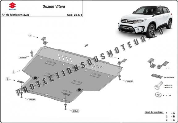 Protection sous moteur et de la boîte de vitesse Suzuki Vitara