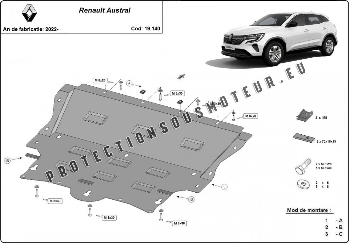 E-GUIDE.RENAULT.COM / Austral / Prenez soin de votre véhicule (Niveaux) / CAPOT  MOTEUR