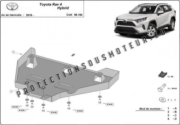 Protection du différentiel Toyota RAV 4 Hybrid
