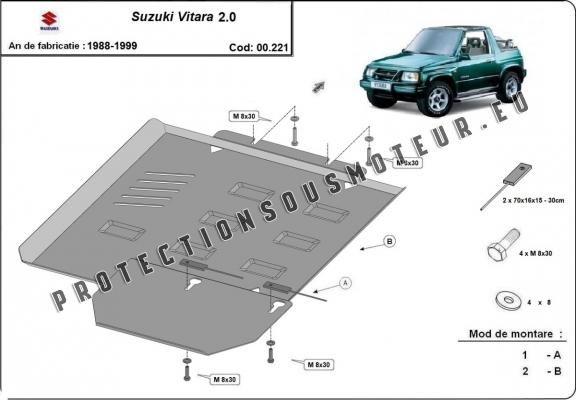 Protection de la boîte de vitesse Suzuki Vitara 2.0