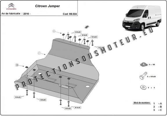 Protection de réservoir Citroen Jumper