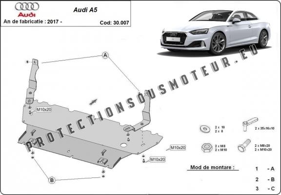 Protection sous moteur et de la radiateur Audi A5