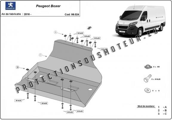 Protection de réservoir Peugeot Boxer