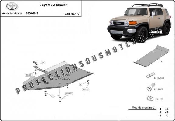 Aluminium protection de la boîte de vitesse Toyota FJ Cruiser