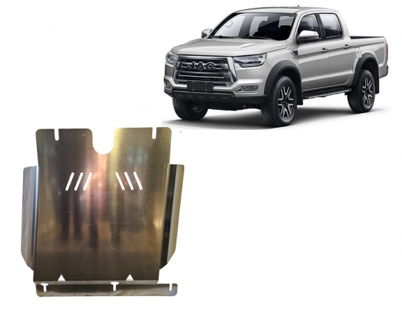 Aluminium protection de la boîte de vitesse Jac T8