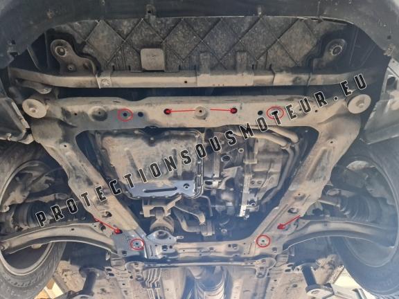 Protection sous moteur et de la boîte de vitesse Nissan Qashqai J10