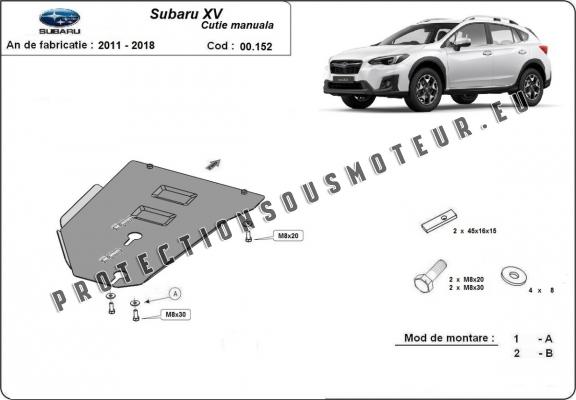 Protection de la boîte de vitesse Subaru XV - manuelle