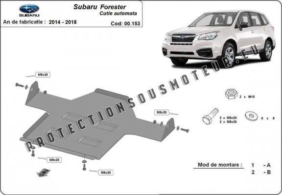Protection de la boîte de vitesse automatique Subaru Forester 4