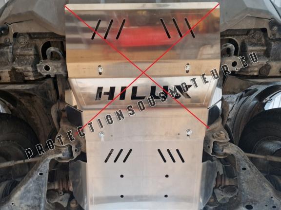 Protection Sous Moteur Toyota Hilux Invincible- Aluminium