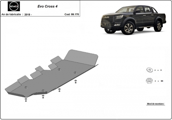 Protection de réservoir Evo Cross 4