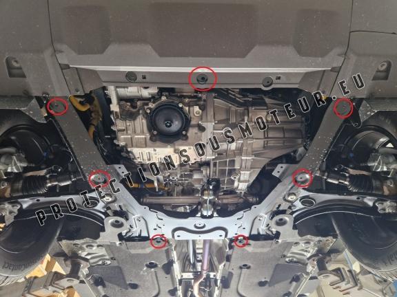 Protection sous moteur et de la boîte de vitesse Dacia Duster Aluminium - 4x2 +4x4
