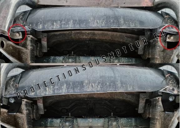 Protection sous moteur et de la radiateur Hyundai Terracan