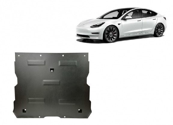 Protection sous moteur électrique avant pour Tesla Model 3 AWD