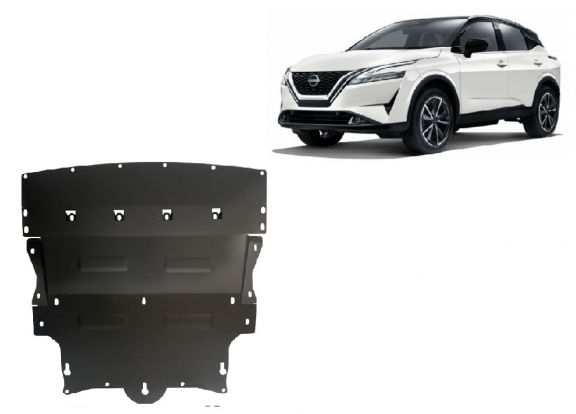 Protection sous moteur et de la boîte de vitesse Nissan Qashqai J12