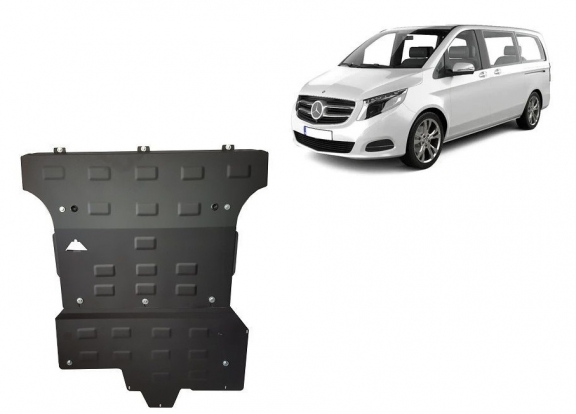 Protection sous moteur et de la boîte de vitesse  Mercedes Vito W447 2.2 D, 4x4