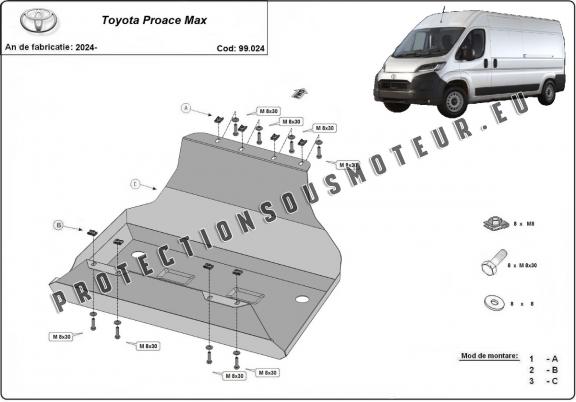 Protection de réservoir Toyota Proace Max