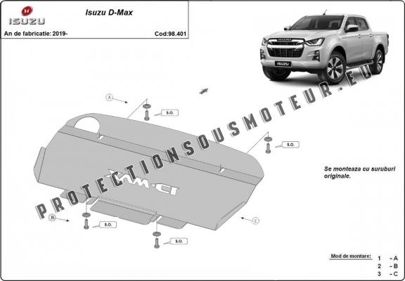 Protection de radiateur Isuzu D-Max