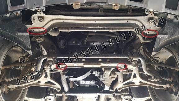 Protection sous moteur et de la boîte de vitesse Mercedes ML W164
