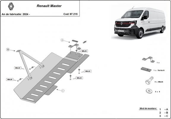 Protection EGR, system STOP&GO / convertisseur catalytique/cat lock Renault Master 4