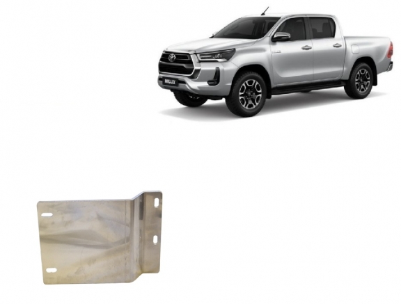 Protection de capteur DPF Toyota Hilux - Aluminium