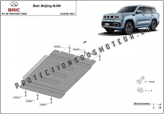 Protection de la boîte de vitesse Baic Beijing BJ60