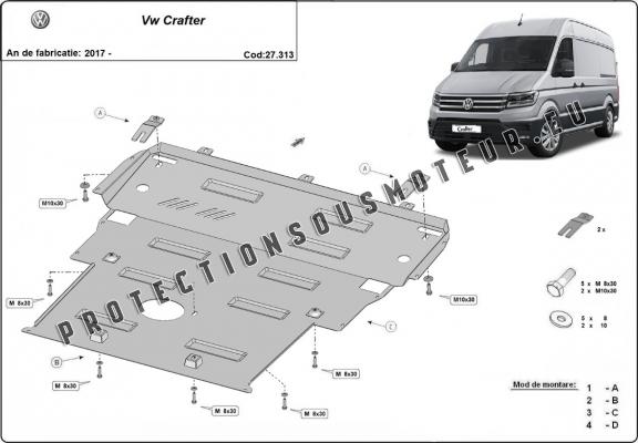 Protection sous moteur Vw Crafter