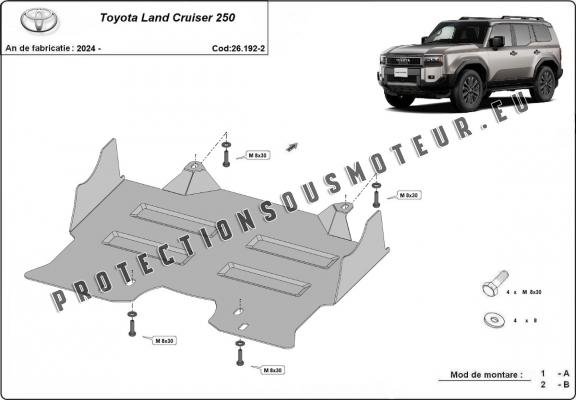 Protection sous moteur Toyota Land Cruiser 250 