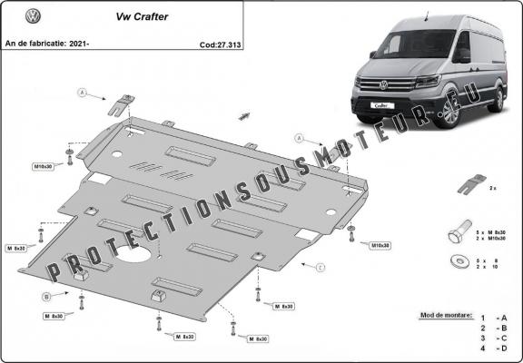 Protection sous moteur Vw Crafter