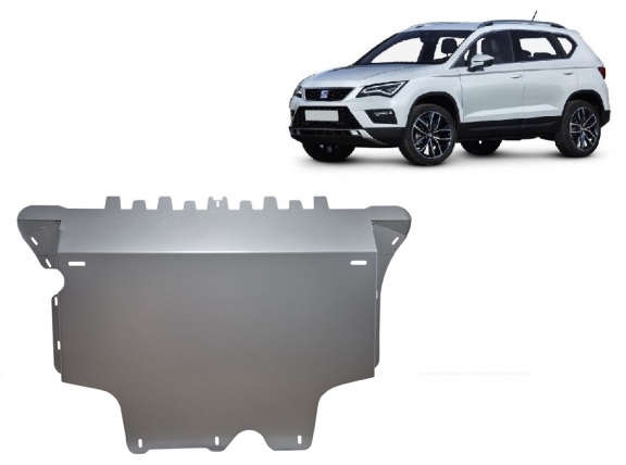 Aluminium protection sous moteur et de la boîte de vitesse Seat Ateca 