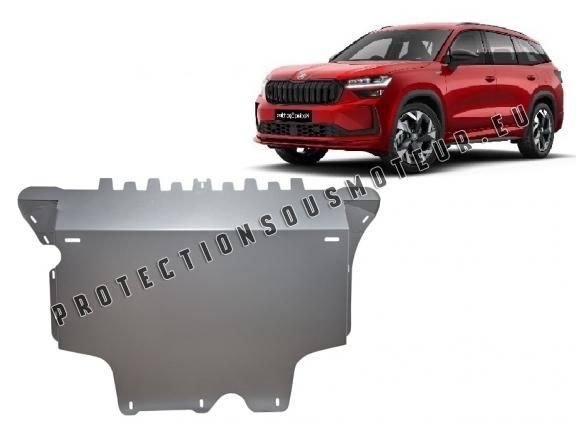 Aluminium protection sous moteur et de la boîte de vitesse Skoda Kodiaq