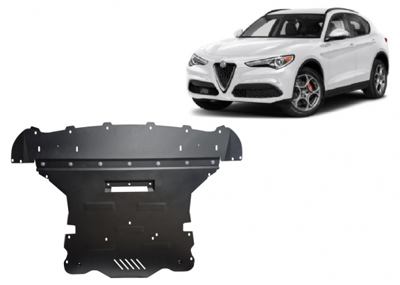 Protection sous moteur et de la boîte de vitesse Alfa Romeo Stelvio