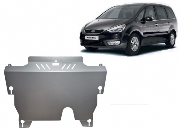 Aluminium protection sous moteur et de la boîte de vitesse Ford Galaxy 2
