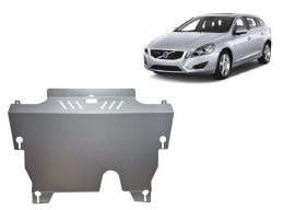 Aluminium protection sous moteur et de la boîte de vitesse Volvo V60