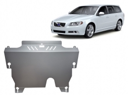 Aluminium protection sous moteur et de la boîte de vitesse Volvo V70