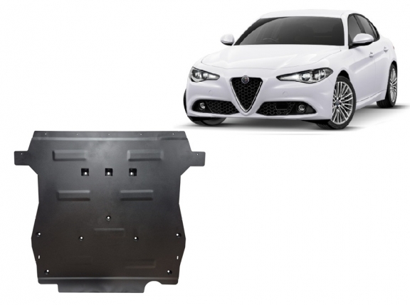 Protection sous moteur et de la boîte de vitesse Alfa Romeo Giulia