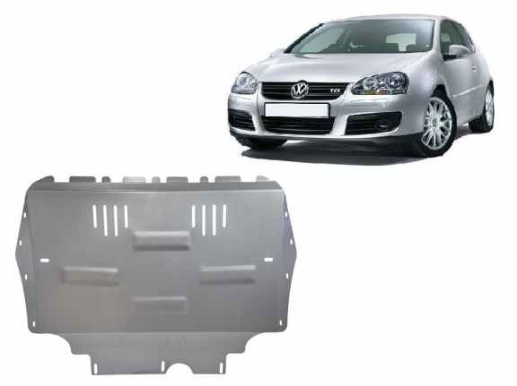 Aluminium protection sous moteur et de la boîte de vitesse Vw Golf mk5