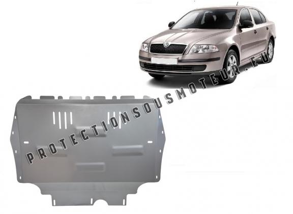 Aluminium protection sous moteur et de la boîte de vitesse Skoda Octavia 2
