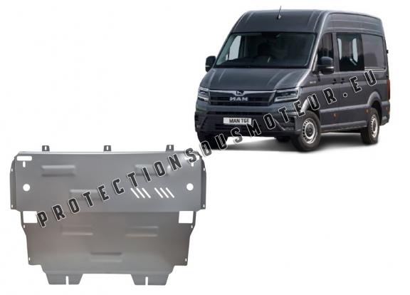 Aluminium protection sous moteur et de la boîte de vitesse MAN Tge