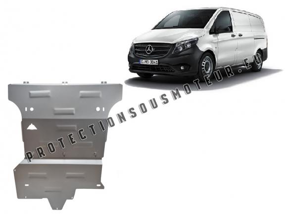 Aluminum protection sous moteur et de la boîte de vitesse Mercedes Vito W447