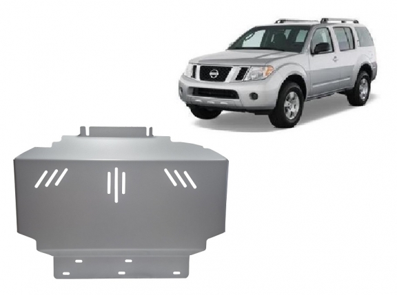 Aluminum protection sous moteur et de la boîte de vitesse Nissan Pathfinder