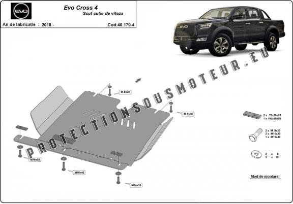 Protection de la boîte de vitesse Evo Cross 4