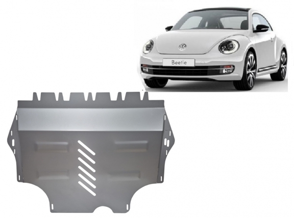 Aluminium protection sous moteur et de la boîte de vitesse Volkswagen New Beetle